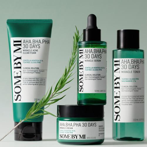 SOME BY MI – AHA·BHA·PHA 30 Days Miracle Acne Foam – Čisticí pěna s tea tree a centellou - 100 ml