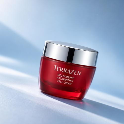 TERRAZEN - Red Diamond Astaxanthin Face Cream - Antioxidační pleťový krém pro rozjasnění a pružnější pleť - 50 ml