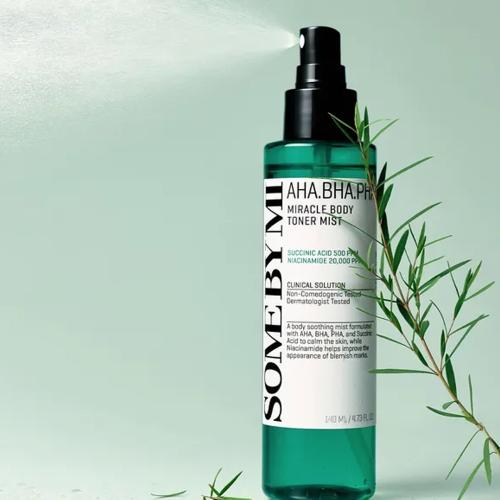 SOME BY MI - AHA·BHA·PHA 30 Days Miracle Body Mist - Zklidňující tělová mlha pro problematickou pokožku - 140 ml