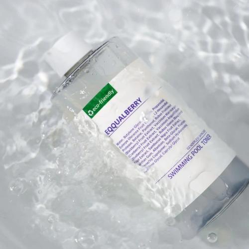 EQQUALBERRY – Swimming Pool Toner – Hydratační a vyhlazující pleťový toner - 155 ml