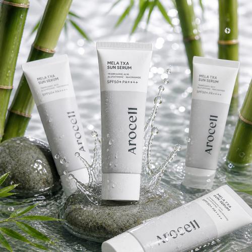 AROCELL - Mela TXA Sun Serum SPF50+ PA++++ - Rozjasňující SPF sérum proti pigmentacím - 40 ml