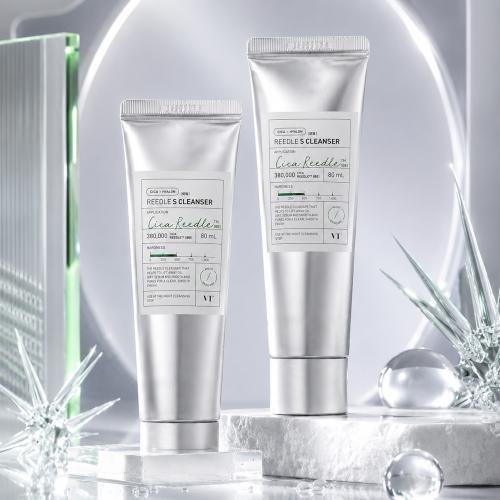 VT COSMETICS - Reedle Shot Cleanser - Hloubkově čisticí pěna s LHA a PHA a mikrojehličkami - 80 ml