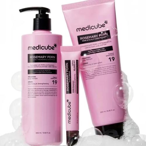 MEDICUBE - Rosemary PDRN Cooling Thickening Shampoo - Chladivý šampon pro objem a vlasovou pokožku - 400 ml