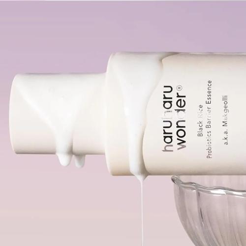 HARUHARU WONDER – Black Rice Probiotics Barrier Essence – Regenerační esence s černou rýží a probiotiky - 120 ml