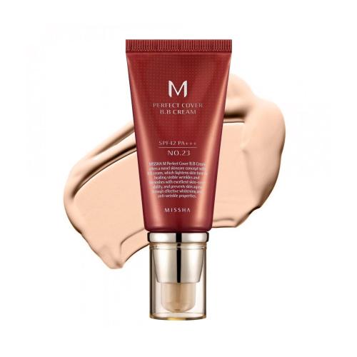 MISSHA - Perfect Cover BB Cream SPF42 PA+++ - Krycí BB krém s SPF ochranou - 50 ml