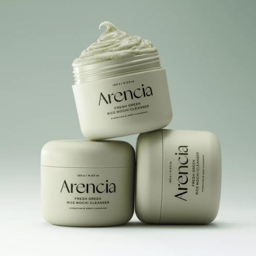 ARENCIA - Fresh Green Rice Mochi Cleanser – Čisticí pasta s rýží, zeleným čajem a tea tree 120 g