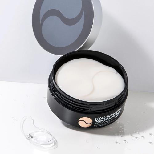 MEDIPEEL - Hyaluron Dark Benone Peptide 9 Ampoule Eye Patch - Hydrogelové polštářky na tmavé kruhy a vrásky - 60 ks