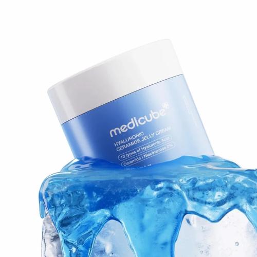 MEDICUBE - Hyaluronic Ceramide Jelly Cream - Jelly hydratační krém pro silnější kožní bariéru - 50 ml
