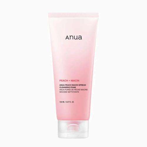 ANUA - Peach Niacin Spread Cleansing Foam - Rozjasňující čisticí pěna s broskví a niacinamidem - 150 ml