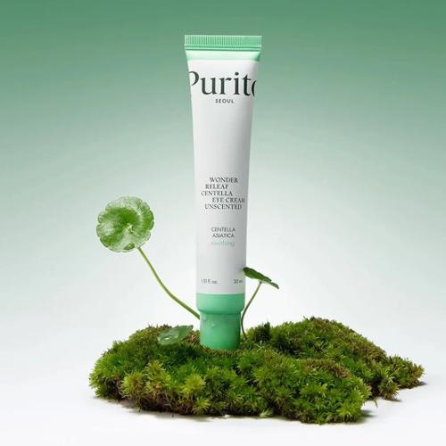 PURITO – Wonder Releaf Centella Eye Cream (Unscented) – Zklidňující oční krém s centellou - 30 ml