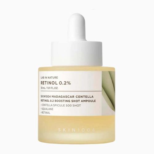SKIN1004 - Madagascar Centella Retinol 0.2 Boosting Shot Ampoule - Retinolové sérum pro vyhlazení a obnovu pleti - 30 ml
