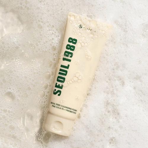 K-SECRET – Seoul 1988 Cleansing Foam : Pine Cica 1% + Probiotics – Jemná čisticí pěna - 150 ml