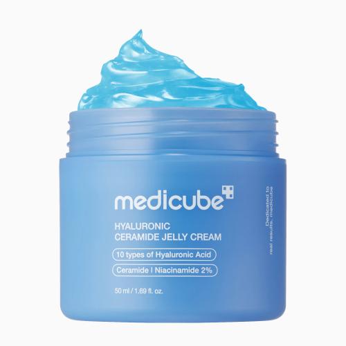 MEDICUBE - Hyaluronic Ceramide Jelly Cream - Jelly hydratační krém pro silnější kožní bariéru - 50 ml
