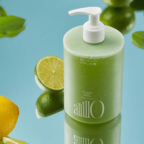 ANILLO - Lime Sunday Refresh Shampoo - Osvěžující šampon pro čistou pokožku hlavy a svěží vlasy - 450 ml