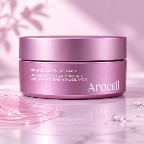 AROCELL - Super Collagen Gel Patch - Hydrogelové polštářky pro hydratované a hladší oční okolí - 60 ks