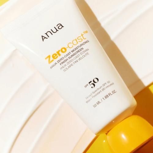 ANUA - Zero-Cast Moisturizing Finish Sunscreen SPF50+ PA++++ - Hydratační SPF bez bílého filmu