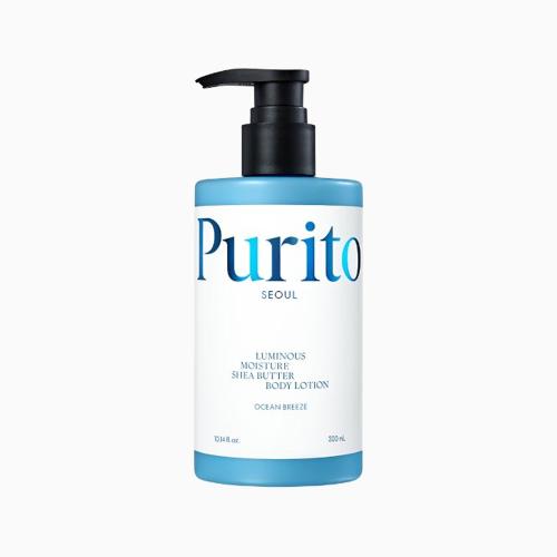 PURITO SEOUL – Luminous Moisture Shea Butter Body Lotion – Vyživující tělové mléko s přírodní vůní - 300 ml