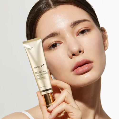 MEDICUBE - Deep Lifting Peptide Eye Cream - Liftingový oční krém s peptidy a kolagenem - 30 ml