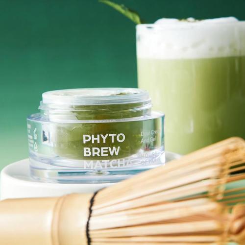 HOUSE OF HUR – Phyto Brew Matcha Dual Cream & Gel – Zklidňující hydratační krém/gel