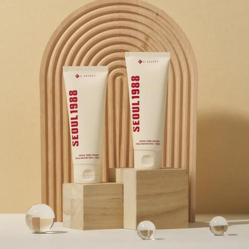 K-SECRET – SEOUL 1988 Snail Mucin 93% + Rice Cream – Regenerační a vyhlazující pleťový krém - 100 ml