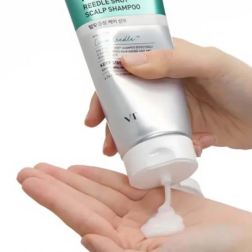 VT COSMETICS - PDRN Reedle Shot Scalp Shampoo - Chladivý šampon pro čistou vlasovou pokožku a objem - 200 ml
