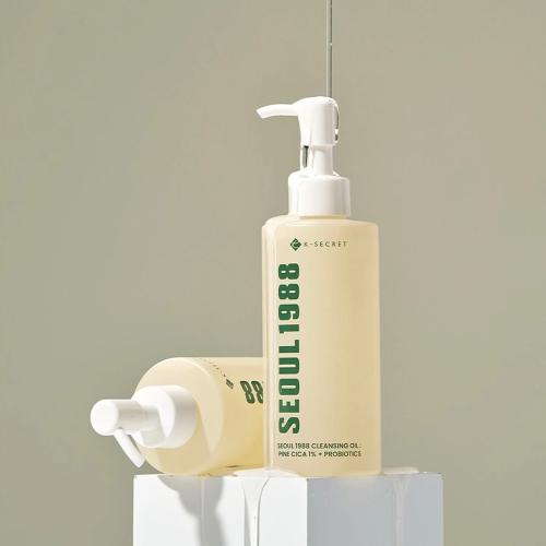 K-SECRET - SEOUL 1988 Cleansing Oil : Pine Cica 1% + Probiotics - Zklidňující odličovací olej s probiotiky - 200 ml