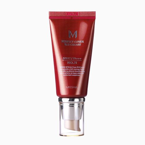 MISSHA - Perfect Cover BB Cream SPF42 PA+++ - Krycí BB krém s SPF ochranou - 50 ml
