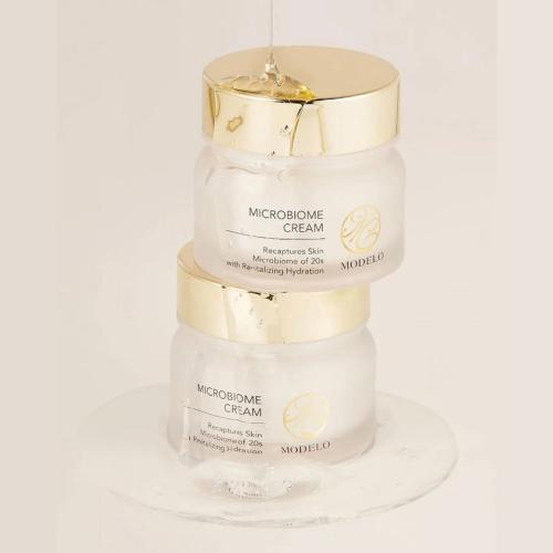 MODELO – Microbiome Cream – Hydratační a regenerační krém s postbiotiky a kyselinou hyaluronovou - 50 ml