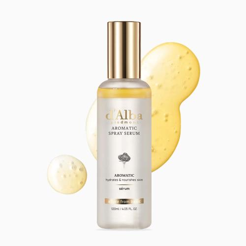 d'Alba - Aromatic Spray Serum - Vyživující pleťová mlha s bílým lanýžem - 120 ml