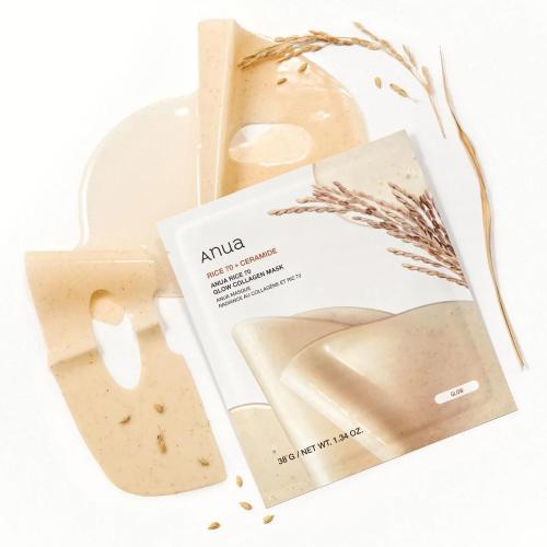 ANUA - Rice 70 Glow Collagen Mask – Rozjasňující rýžová maska