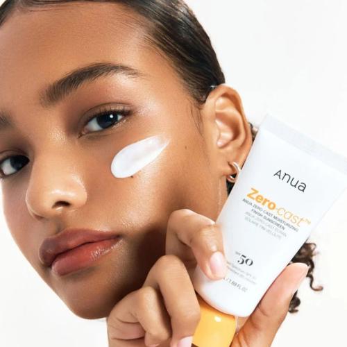 ANUA - Zero-Cast Moisturizing Finish Sunscreen SPF50+ PA++++ - Hydratační SPF bez bílého filmu
