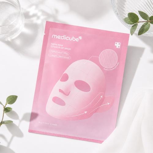 MEDICUBE - PDRN Pink Tension Up Mask - Lifting maska s efektem „natažení“ pleti