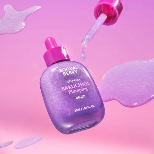 EQQUALBERRY - Bakuchiol Plumping Serum - Liftingové sérum s bakuchiolem a peptidy