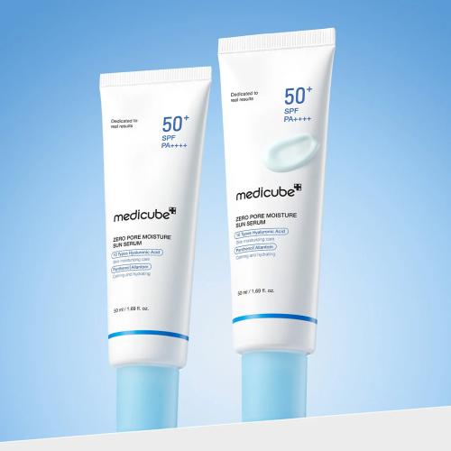 MEDICUBE – Zero Pore Moisture Sun Serum SPF50+ PA++++ - Lehké SPF sérum pro hladší pleť
