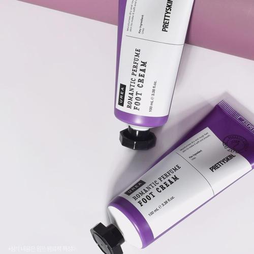 PRETTYSKIN – Urea Romantic Perfume Foot Cream – Zjemňující krém na chodidla s ureou - 100 ml