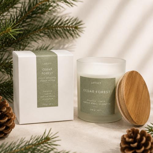 Cedar Forest - vonná sójová svíčka - 210 g