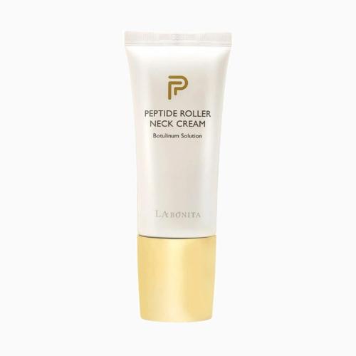 LA BONITA – Peptide Roller Neck Cream – Zpevňující krém na krk s peptidy a roll-on aplikátorem - 50 ml