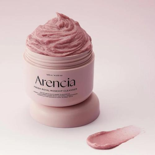ARENCIA - Fresh Rosehip Rice Mochi Cleanser – Jemný rýžový čisticí balzám s šípkem - 120 g