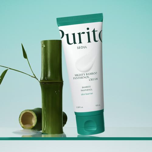 PURITO SEOUL – Mighty Bamboo Panthenol Cream – Regenerační krém s panthenolem a bambusem - 100 ml
