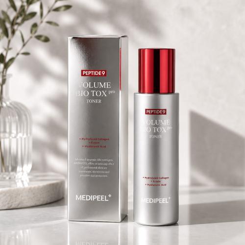 MEDI-PEEL - Peptide 9 Volume Bio Tox Toner Pro - Liftingový toner s peptidy pro pevnější a hladší pleť - 250 ml