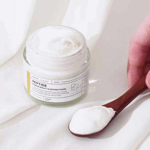 B.O.M. – Peptide Power Night Sleeping Mask – Noční peptidová maska - 75 g
