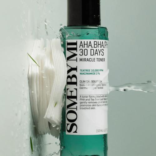 SOME BY MI – AHA·BHA·PHA 30 Days Miracle Toner – Čisticí tonikum s tea tree na akné - 150 ml