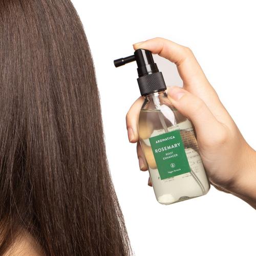 AROMATICA - Rosemary Root Enhancer - Rozmarýnové tonikum pro oslabené vlasové kořínky a svěží pokožku - 100 ml