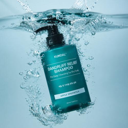KUNDAL - Dandruff Relief Shampoo Apple Green Tea - Šampon proti lupům pro zdravou pokožku hlavy - 500 ml