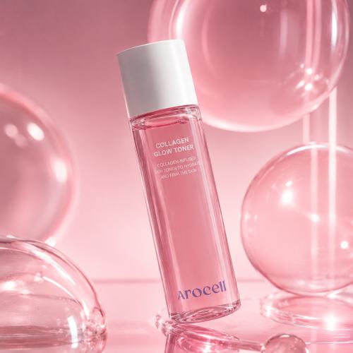 AROCELL - Collagen Glow Toner - Rozjasňující toner s kolagenem pro glow a pružnější pleť - 155 g