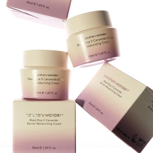 HARUHARU WONDER - Black Rice 5 Ceramide Barrier Moisturizing Cream - Bariérový krém s 5 ceramidy pro suchou a citlivou pleť - 50 ml