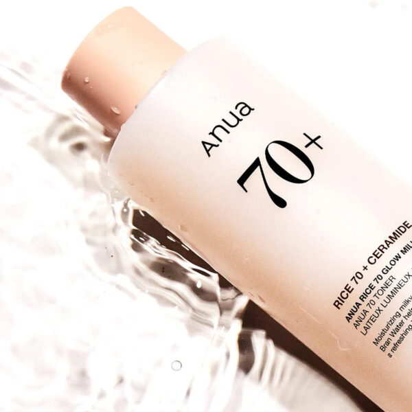 ANUA - Rice 70 Glow Milky Toner - Rozjasňující a hydratační mléčné tonikum