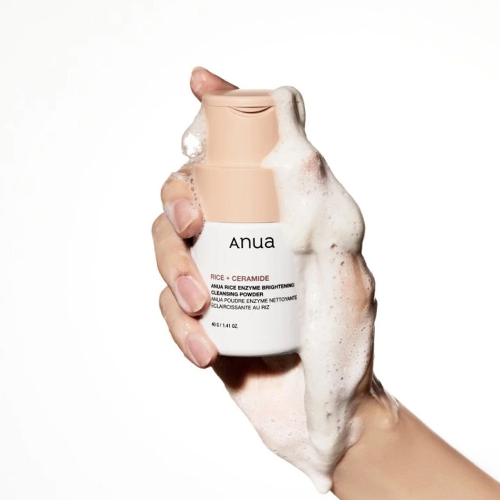ANUA - Rice Enzyme Brightening Cleansing Powder – Jemný práškový čistič pro rozjasnění a vyčištění pleti - Image 4