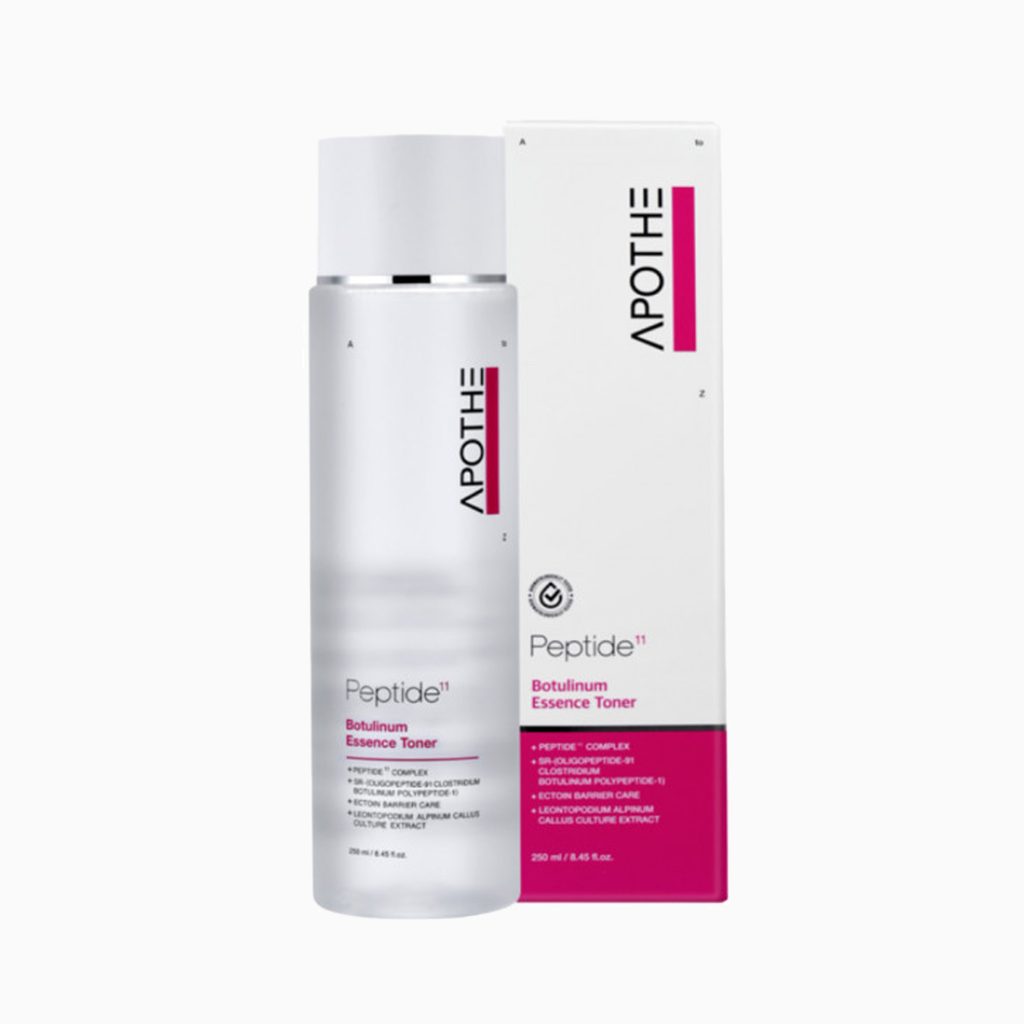 APOTHE – Peptide 11 Botulinum Essence Toner – Zpevňující esenciální toner s botulinovým peptidem a 11 peptidy