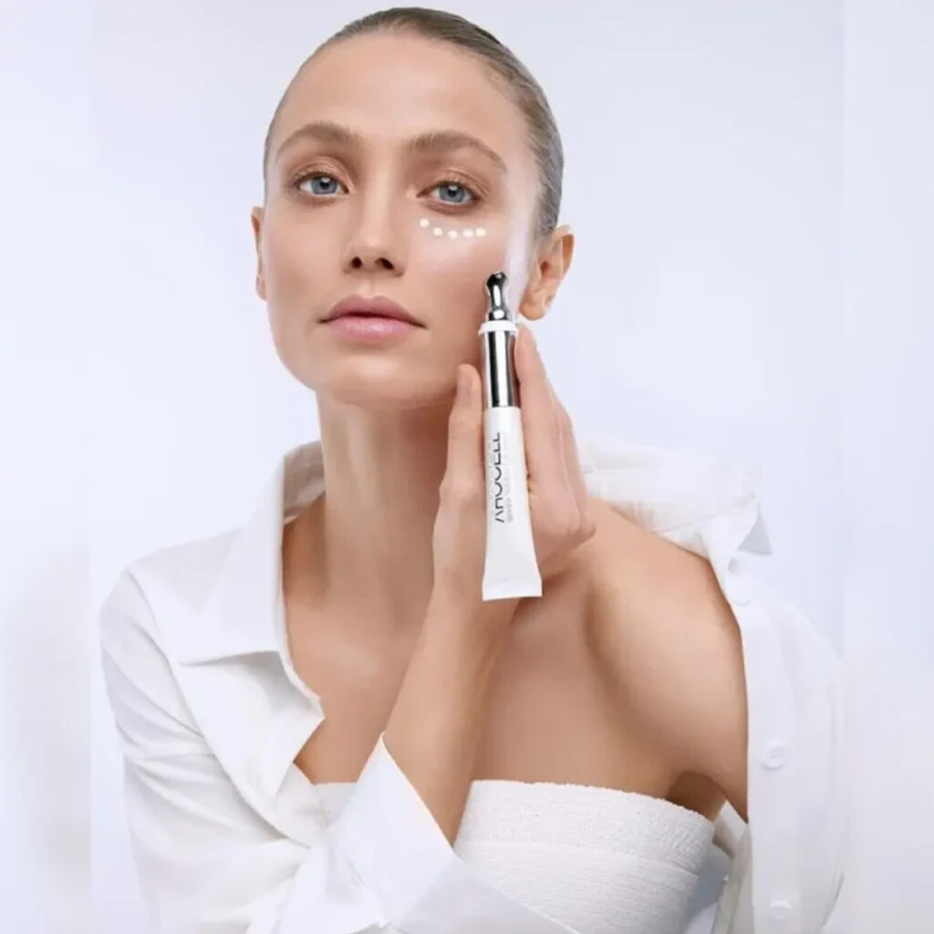 AROCELL – Wrinkle Solution Eye Cream – Luxusní oční krém s galvanickým aplikátorem - Image 3